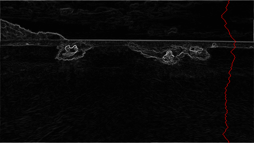 Photo of seam-carving program